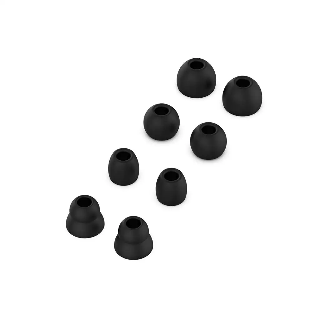 FIFATA для Apple Beats Powerbeats Pro TPU чехол для наушников для Powerbeats Pro Беспроводная bluetooth-гарнитура Сменные беруши - Цвет: black earbuds