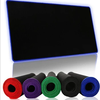 

Solid Color Locking Edge Mousepad Large Gaming Mouse Pad Natural Rubber Waterproof Keyboard Mouse Mat for Warcraft CS LOL Dota