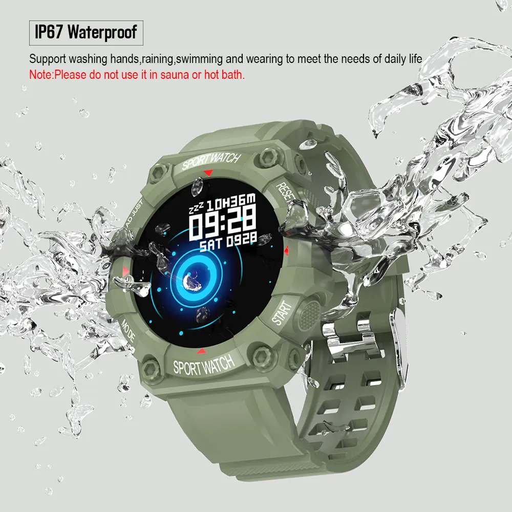 FD68 Smart Armband Sportuhr Fitness Trackers 