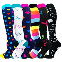 Compression Socks Men Women Best Graduated Athletic 30 Mmhg Professional Nursing Socks Fit Running Flight Travel Outdoor Hiking