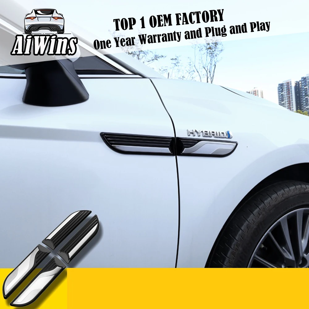Автомобильный Стайлинг подходит для Toyota Camry ABS plus из нержавеющей стали боковой вентиляции Отделка Декор Авто внешние части
