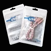 100Pcs 10*15cm Mobile Phone Case Accessories Plastic Package zipper Bag pouch for iphone 6 5S/4S USB Electronics ADAPTER CABLES 4