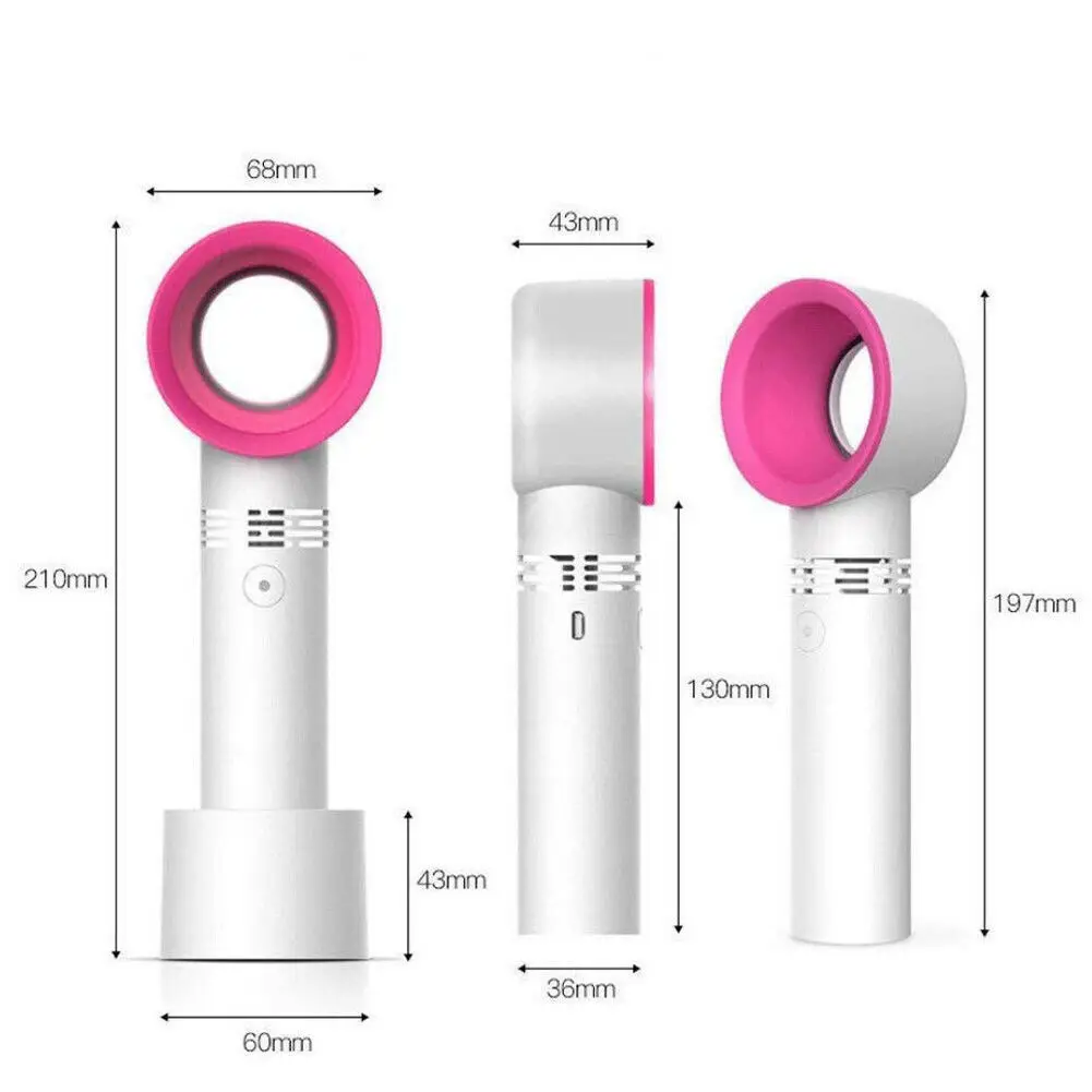 USB мини Персональный вентилятор охлаждения 3 скорости Портативный 360 ° Ручной кулер вентилятор внутренний перезаряжаемый мощный аккумулятор открытый офис