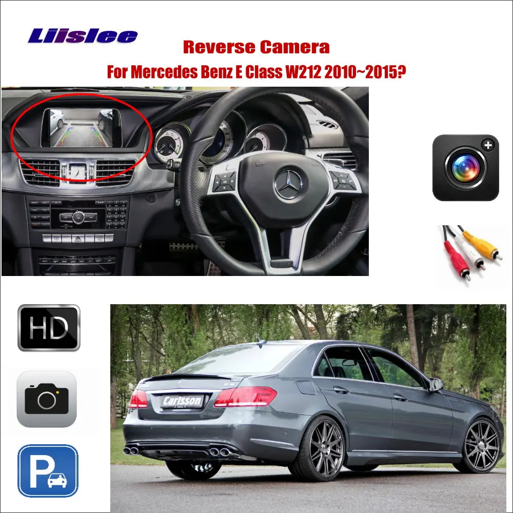 Для Mercedes Benz E Class W212 2010 ~ 2015 Автомобильная HD парковочная задняя камера заднего вида