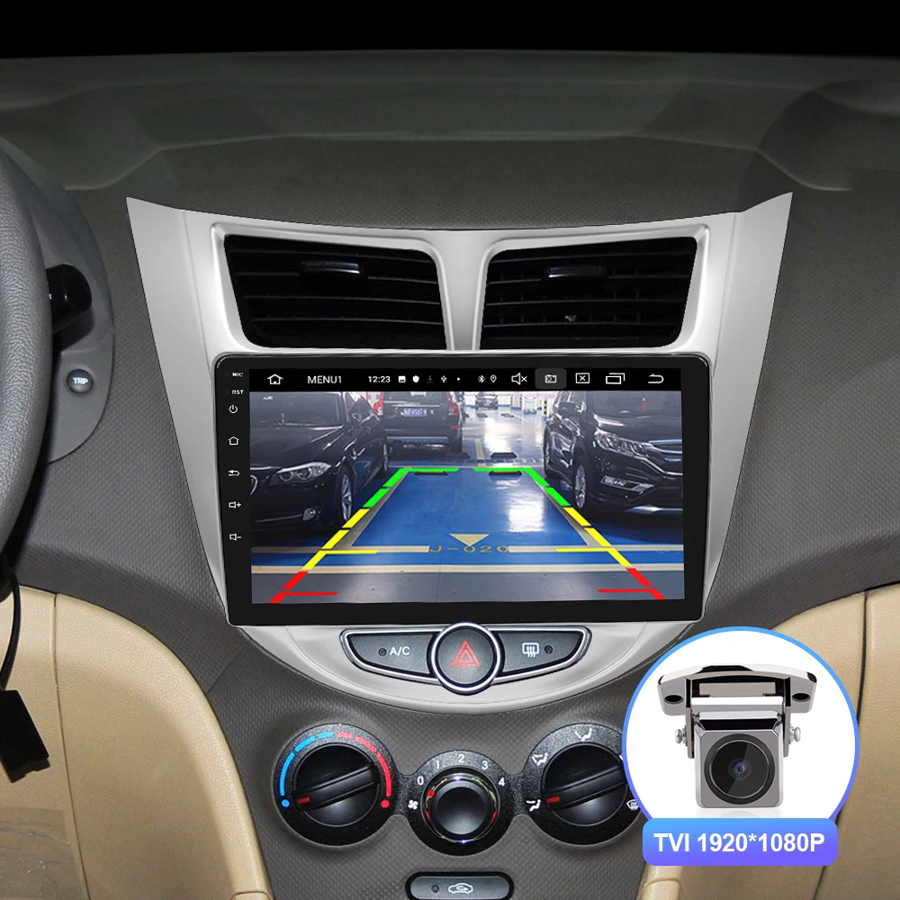 Isudar H53 4G Android 1 Din Auto Radio Für Hyundai/Solaris/Verna 2010-2016 Auto Multimedia GPS 8 Co