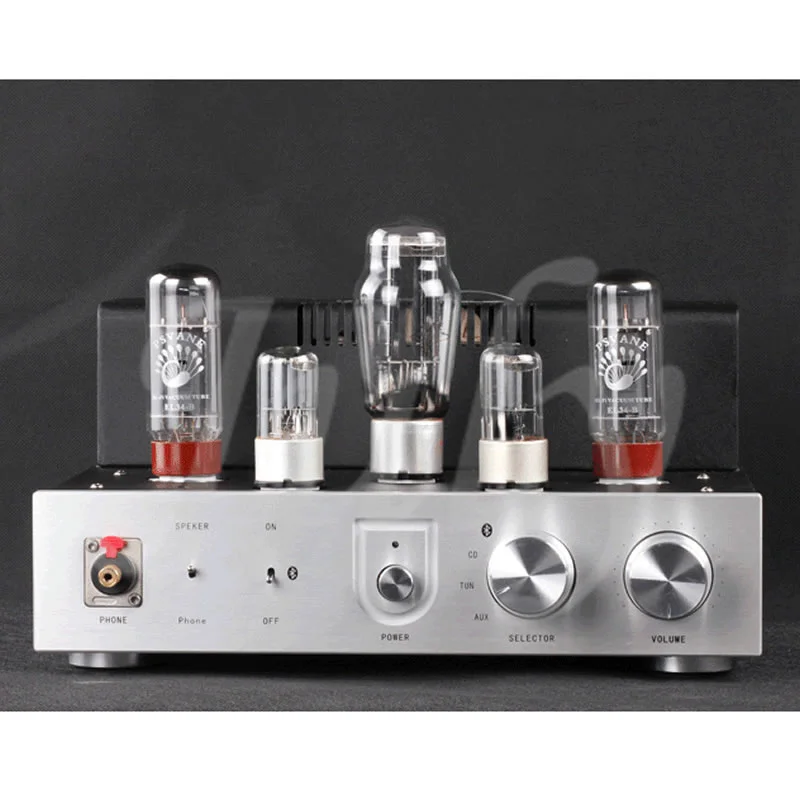 

Bluetooth EL34B amplifier, pure manual class A single-ended hifi amplifier, Frequency response: 20HZ-20KHZ, distortion: ≤1%