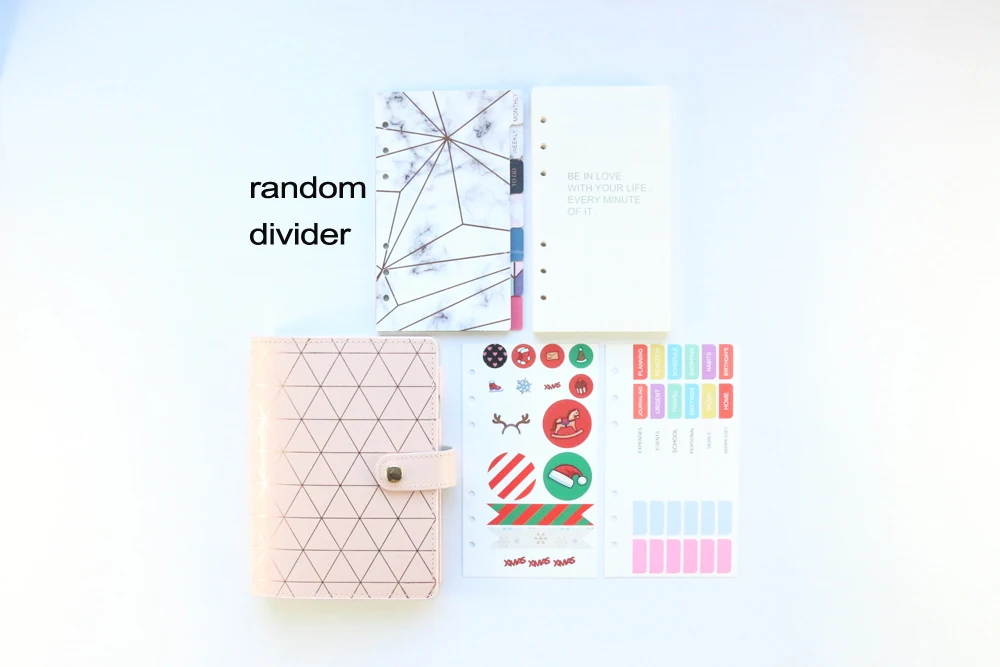 Planner, Caderno Organizador, Artigos de papelaria, 6 Anéis, A5A6, 2021