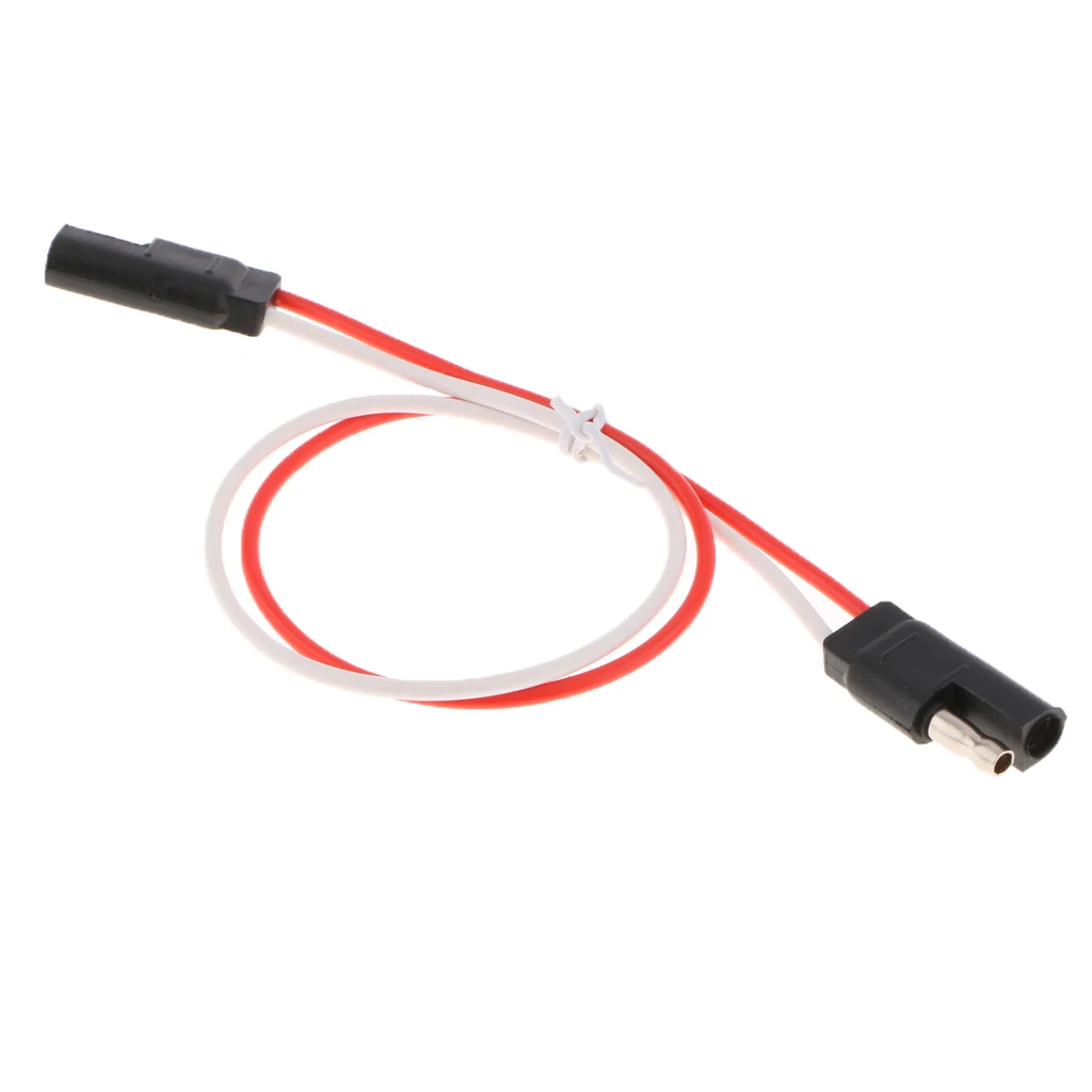 10 Gauge 15'' Car Quick Disconnect Connect 2-Pin SAE Waterproof Wire Harness Plug