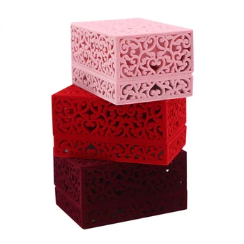 

Hollow Out Jewelry Gift Boxes Traditional Chinese Style Bracelet Ring Package Box for Wedding Party Supplies