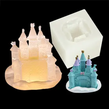 

Castle Shape High Mirror Silicone Mold DIY Epoxy Resin Decoration Ornaments Molds Jewelry Making Accessories