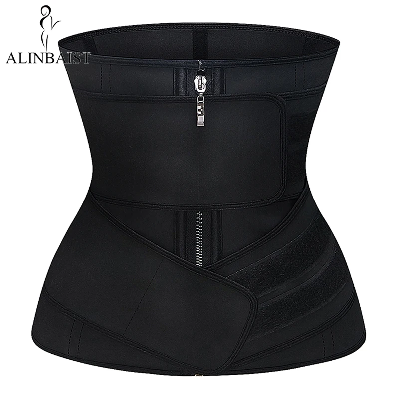 Women's Shapewear Extra Strong Latex Waist Trainer Workout  Hourglass Belt Waist Cincher Trimmer Long Torso Fajas 9 Steel Bone extreme tummy control shapewear