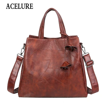 

Brand Fashion Women's Shoulder Bag Female Pu Leather Handbag Ladies Bag High Quality Large Tote Bag Ladies Messenger Bag ACELURE