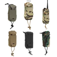 Outdoor CS TACTICAL Gridlok BAOFENG/POFUNG UV5R UV82 Radio Pouch Molle Pouch Intercom Walkie Talkie Bag 1