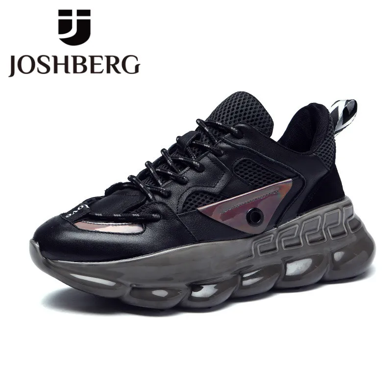 

JOSHBERG New Arrivals Height Increasing Mens Trainers Breathable Mens Shoes Leisure Shoes For Men Scarpe Da Ginnastica Uomo