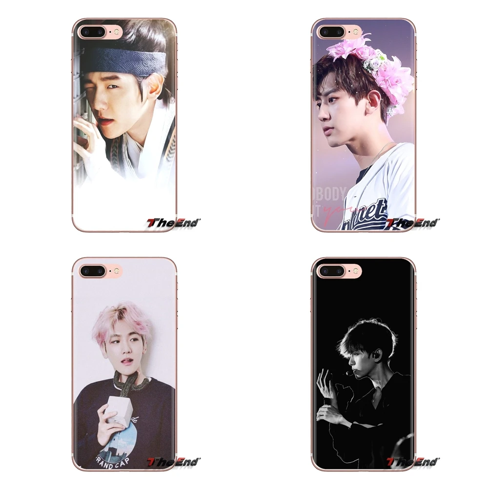 Для Huawei Honor 5A lyo-l21 Y6 II Compact Y5 2 Y5II mate 10 Lite Nova 2i 9i TPU прозрачная сумка чехол Baekhyun Byun Baek Hyun