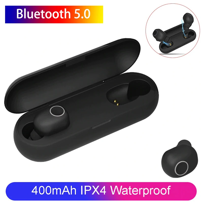 

Q1 TWS Mini Earphone Bluetooth 5.0 Small Invisible Wireless Earbud Car Headset HiFi Sport With Fast Charging Case For Smartphone