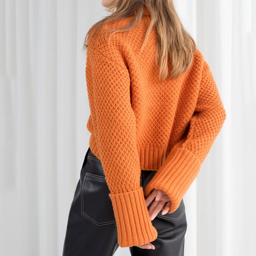 Womens Sweaters 2019 Winter Tops Turtleneck Sweater Women Thin Pullover Jumper Knitted Sweater Pull Femme Hiver Truien Dames
