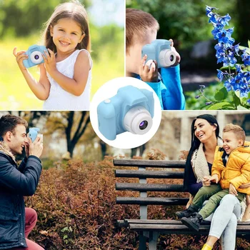 

Girl Toys Gifts Kids Camera Digital for Birthday Holiday Present Camcorder 2 Inch IPS Sn for Children Toddler (Blue)