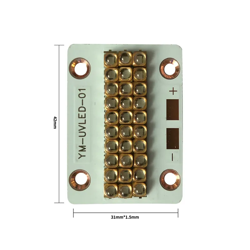 3535 UV LED отверждения модуль 90 Вт высокой мощности Фиолетовый 365 370nm 380 385nm 395 400nm 400 405nm