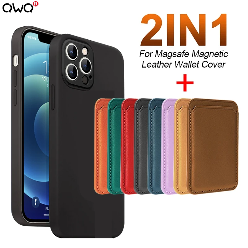 For Magsafe Magnetic Silicone Case For Iphone 12 13 Pro Max Mini Leather Card Holder 8 Se 11 Xr X Xs Max Wireless Charging Cover Mobile Phone Cases Covers Aliexpress For Magsafe Magnetic Silicone Case For Iphone 12 13 Pro Max Mini Leather Card Holder 8 Se 11 Xr X Xs Max Wireless Charging Cover Mobile Phone Cases Covers Aliexpress