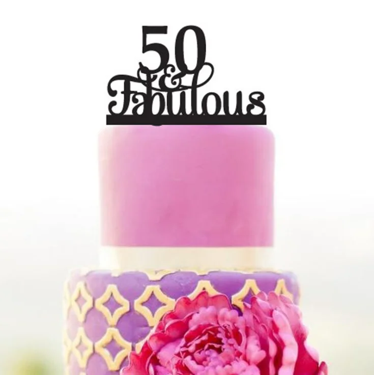 Монограмма торт топперы уникальный свадебный 50 лет любимый персонализированные