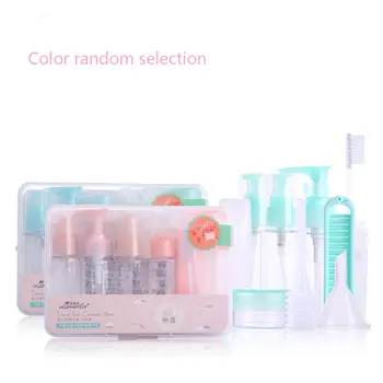 

8pcs/set Free Pump Empty Travel Bottle Cosmetic Cream Storage Bottle Portable Leak Proof Bottle Container