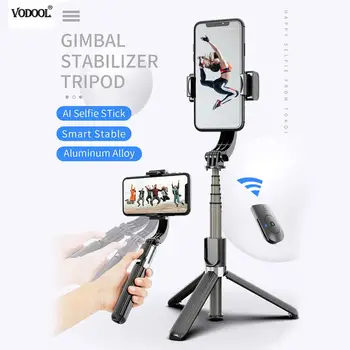 

Bluetooth Handheld Gimbal Stabilizer Mobile Phone Selfie Stick Holder Adjustable Selfie Stand For iPhone/Huawei