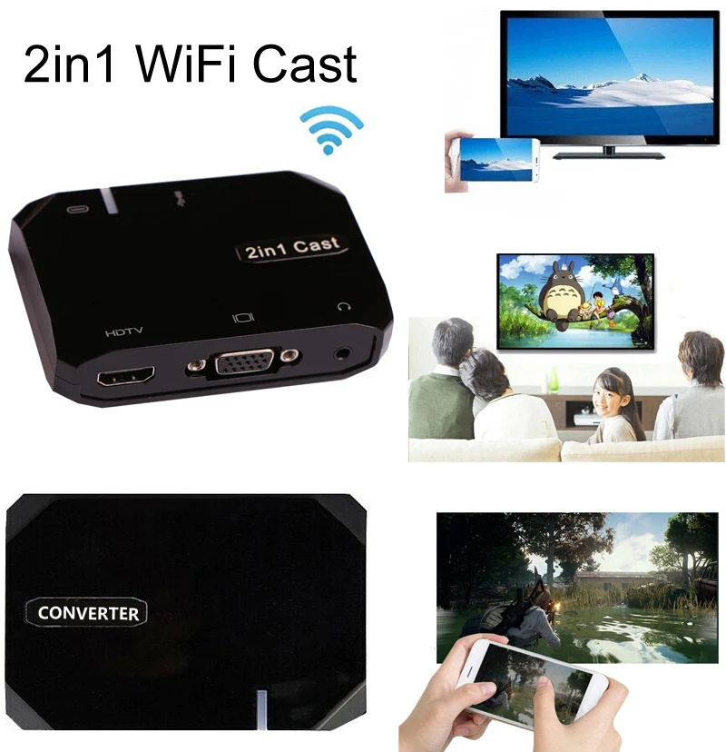 USB 3 0 Тип C кабель Wifi HDMI VGA HDTV видео адаптер для iPhone X Samsung S10 S9 S8 S7 S6 Huawei P10 P20 P30 Pro LG