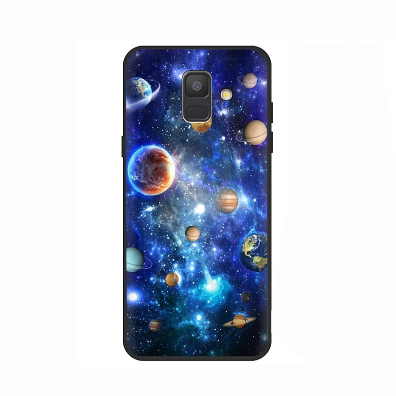 Космическая планета Мягкий силиконовый чехол для телефона для samsung A3 A5 A6 плюс A7 A8 A9 A10s 20С 30С 40С с 50s 60 70 J6 - Цвет: B5