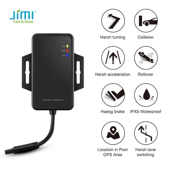 

Jimi New JM-VG01U Car GPS Tracker With GPS + INS Real Time Tracking Driver Behavior Analysis Easy Installation For Cars Taxi