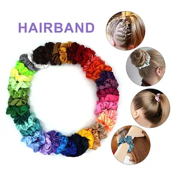 

39PCS Women Elastic Hair Rubber Bands Accessories Gum For Women Tie Hair Ring Rope Girls Ponytail Holder