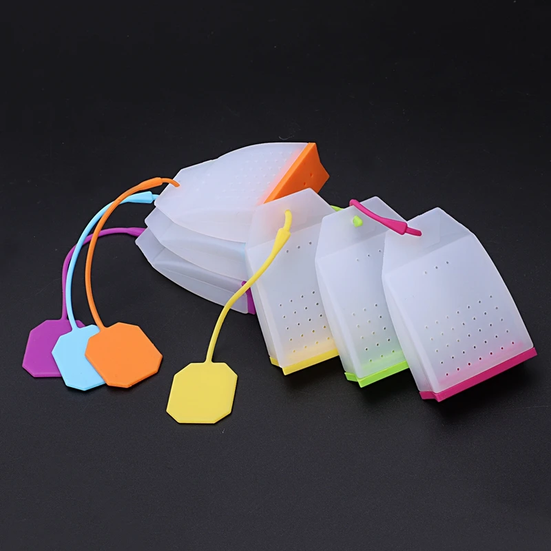 

Hot New 6 Pack Silicone Tea Infuser,Reusable Safe Loose Leaf Tea Bags Strainer Filter with Six Colors