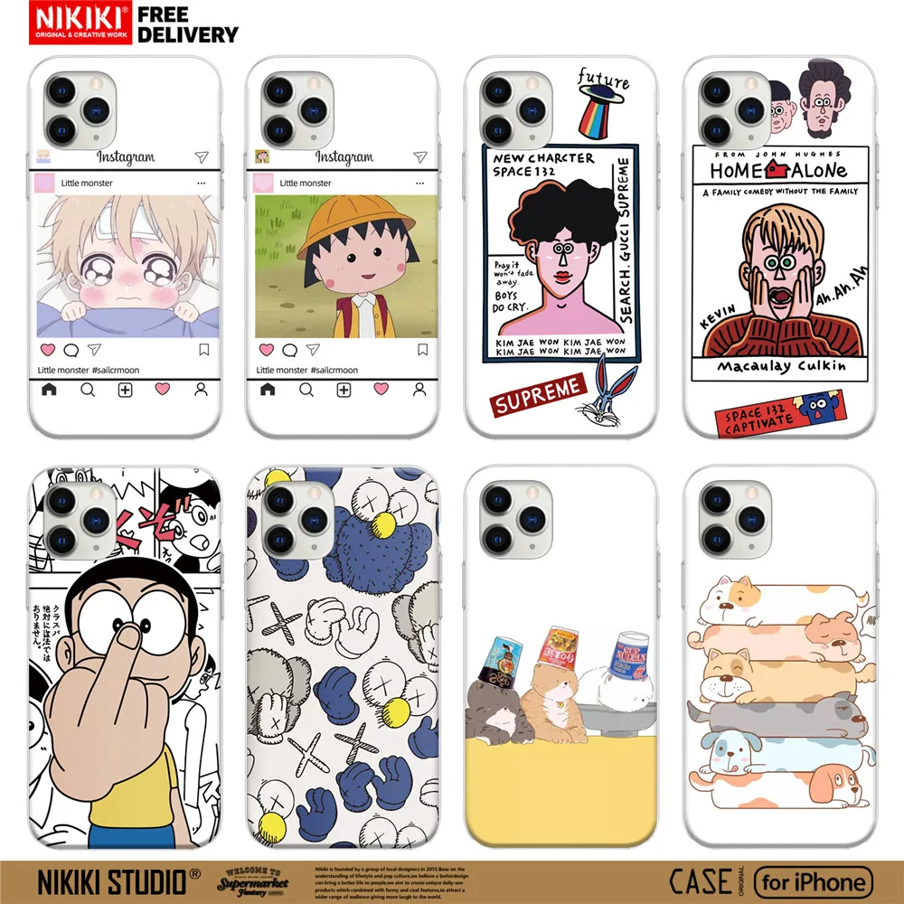 

Cute soft tpu phone case cover for iphone 7 5 5s se 8 6 coque 6s Plus for iphone 11 pro xs Max xr coque cases case x