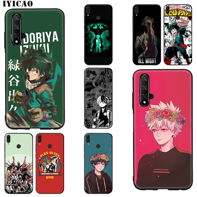 

IYICAO Boku No Hero Academia Soft Case for Huawei Mate 30 20 10 Lite Pro Y9 Y7 Y6 Prime 2018 2019 Nova 3i 2i 5i 4 2
