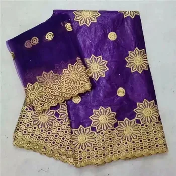 

African bazin riche getzner lace fabric 2019 latest design basin riche getznet nouveau bazin brode getzner 5+2yards/lot ky82-406