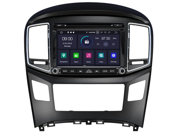 RUISO 4g+ 64g 8-Core автомобильный DVD плеер Android 9,0 для HYUNDAI H1 автомобильный мультимедийный DVD Авто Радио Стерео 1080P GPS wi-fi DVR dab obd ips