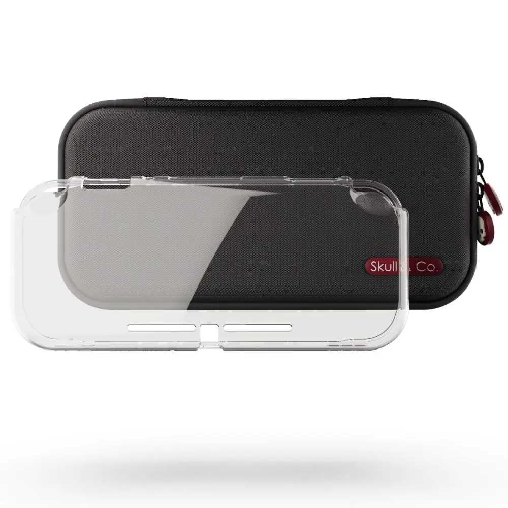 Skull &amp Co. LiteCase Transparent Soft Cover Shell EDC Case Portable Storage Bag for Nintendo Switch Lite | Электроника