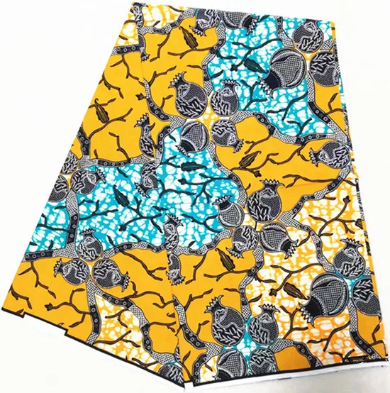 Анкара ткань, Африканский воск ткань с Африканским принтом Ткань 6 ярдов хлопок ткань для пэчворка Африканский батик печати ткань JSX-A57