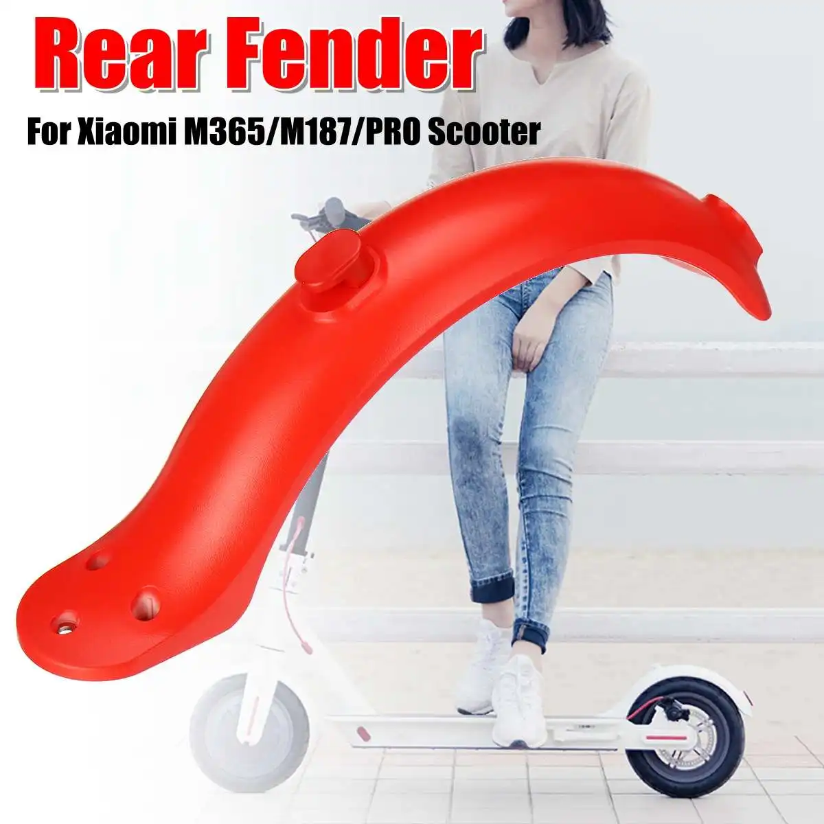 Rear Mudguard Tire Tyre Splash Fen der Guard for Xiaomi Mijia M365 Pro Electric Scooter Skate Repair Replacements Kit