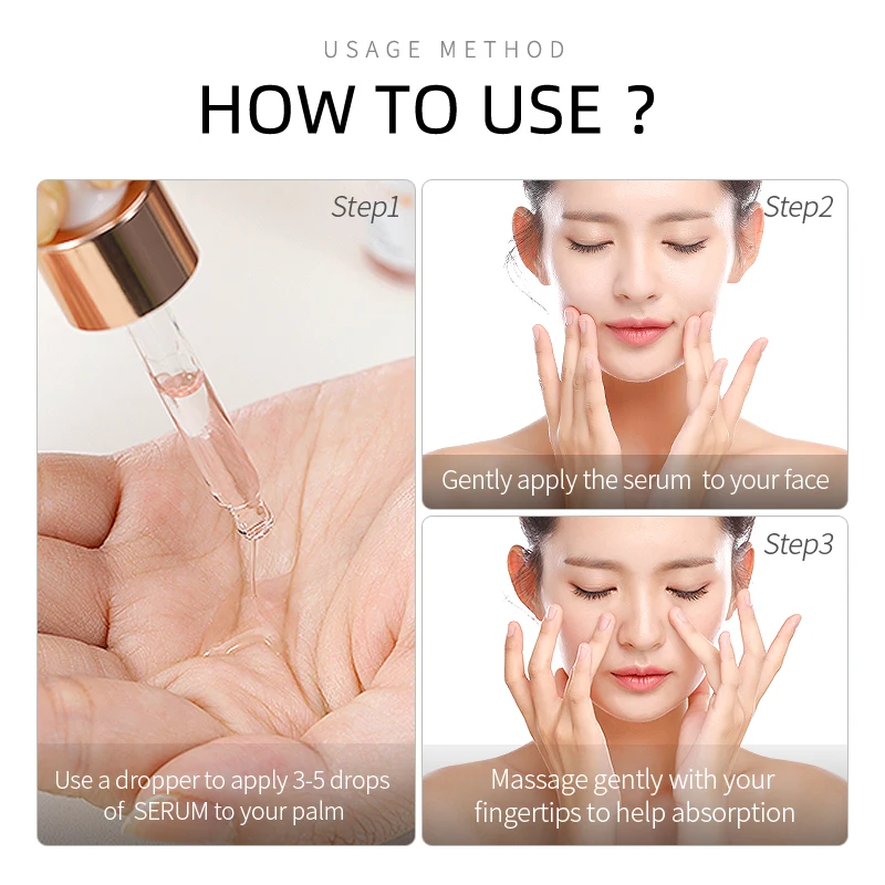 Laiko 4 Bottles Gold Snail Sakura Hyluronic Acid Vitamin C Serum Anti Aging Skin Whitening Japan Essential skin Care Face Serum Laiko 4 Bottles Gold Snail Sakura Hyluronic Acid Vitamin C Serum Anti Aging Skin Whitening Japan Essential skin Care Face Serum