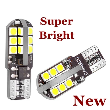 

2PCS T10 W5W WY5W Super Bright 24smd 3030 Led Bulbs Car Clearance Light Canbus Error Free Auto Wedge Interior Reading Dome Lamps