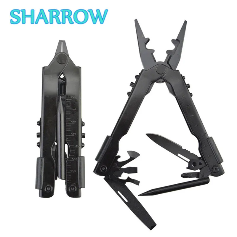 

1pc 12 In 1 Multifunction Pliers Screwdriver Knife Opener Camping Survival Tools For Archery D Loop Plier Shooting Accessories