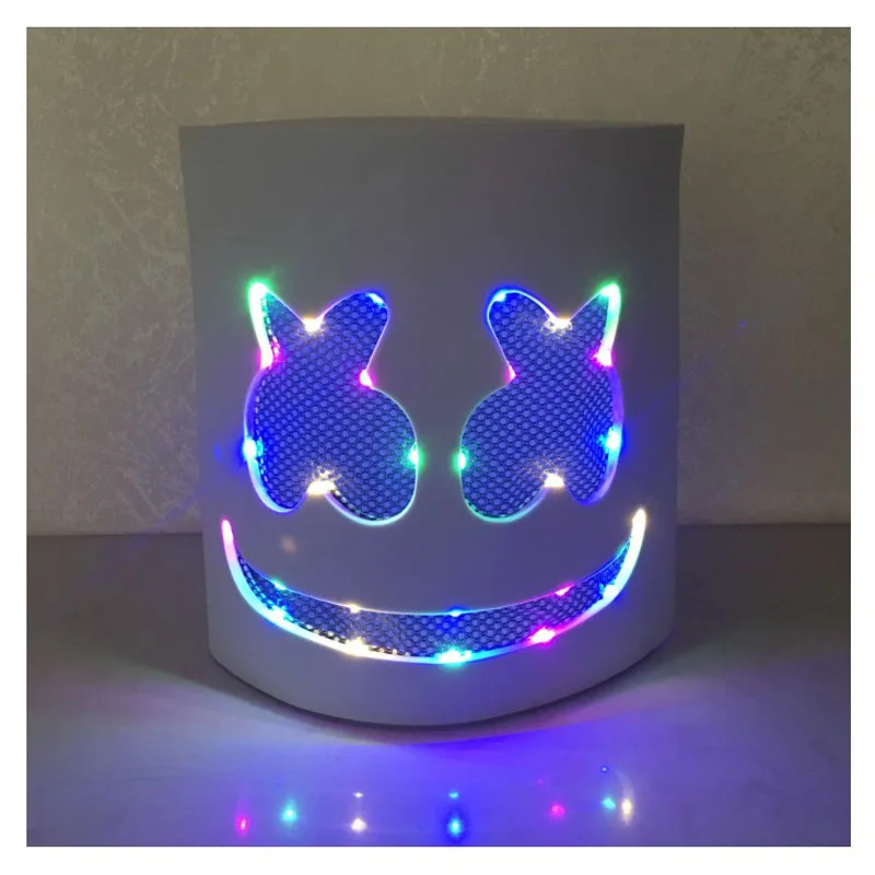 Glowing Masker Purge Led Mask Halloween Party Masque Masquerade Masks Neon Light Glow In The Dark Mascara Horror | Дом и сад