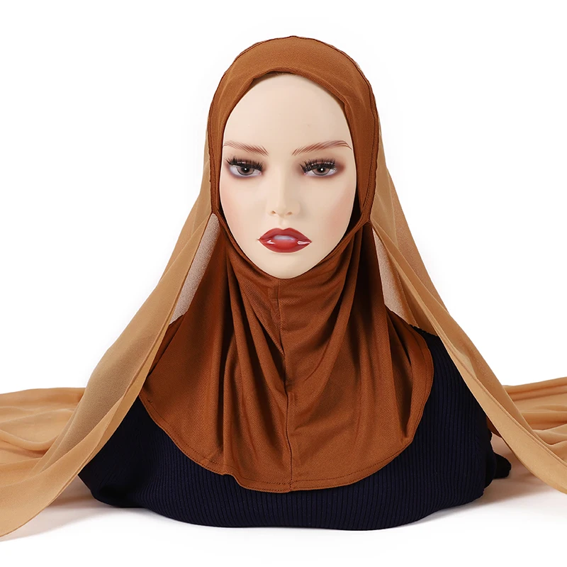 10pcsLotScarfwithFullCoverInnerHijabInstantUnderscarfHijab
