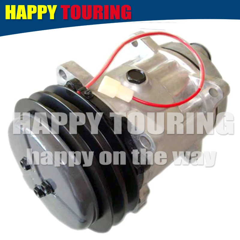 Sd7H15 Compressore A/C Con Frizione Massey V40 E Custodia Sanden 7952 8040 8056 8088 3782613M2 3782613-M2 12V