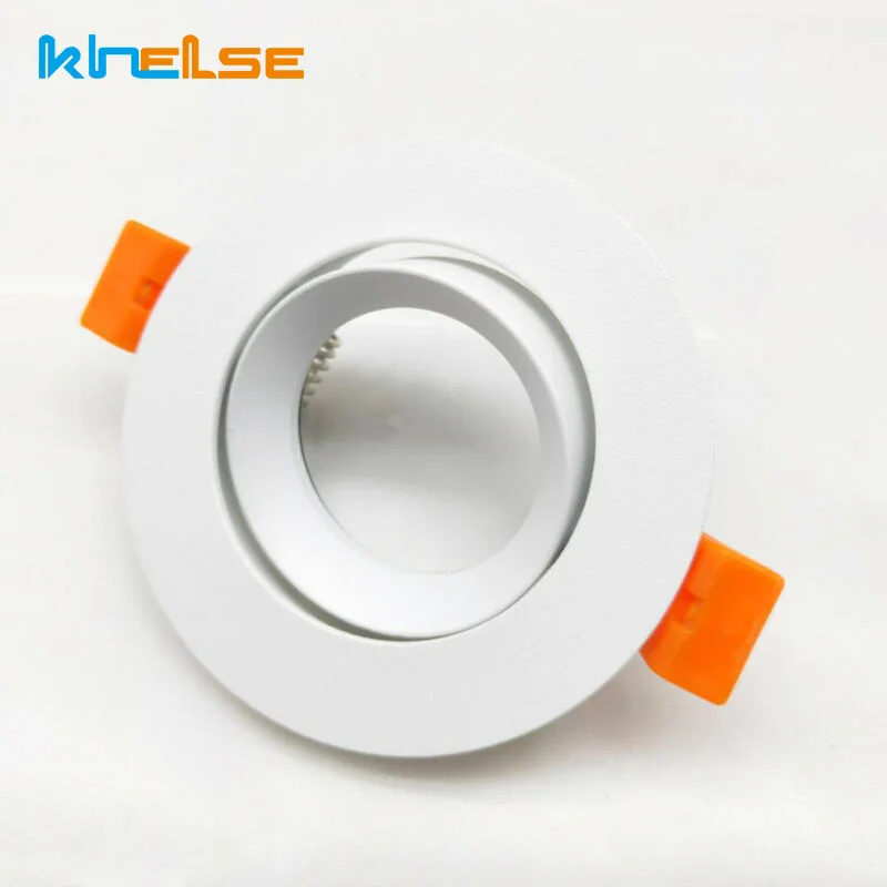 

LED Spot Downlight GU10 Fitting Matte White 90-260V Recessed Ceiling Recessed Lamp Cut Hole Bulb Replaceable Downlights