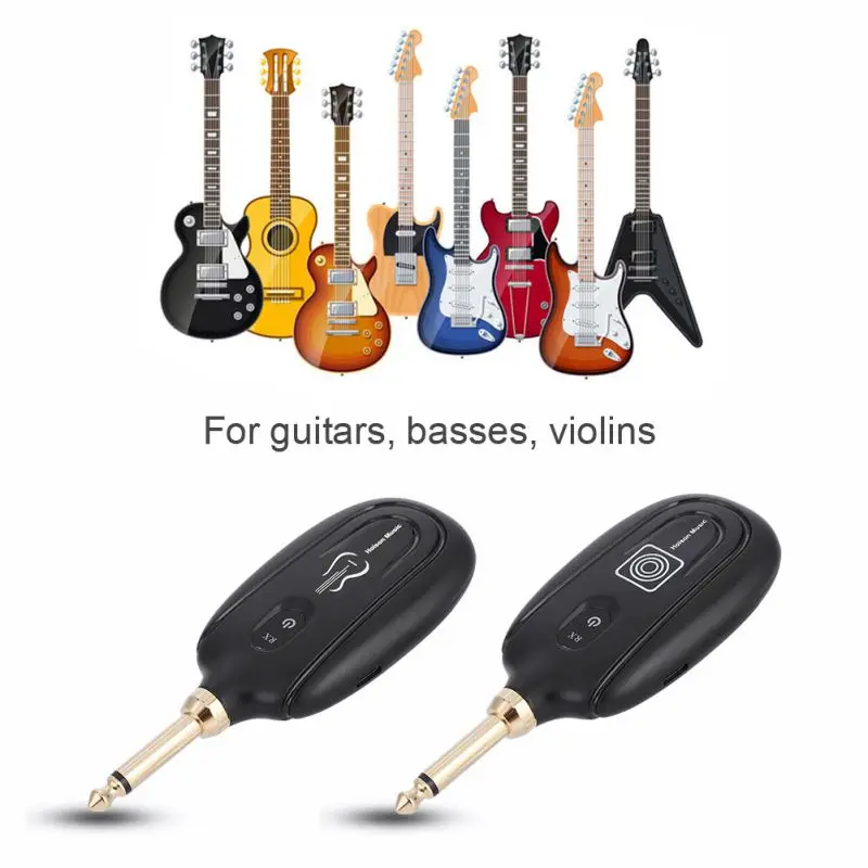 

Smart Musical Instruments Accessories Guitar Wireless System Transmitter Receiver For Electric Guitar