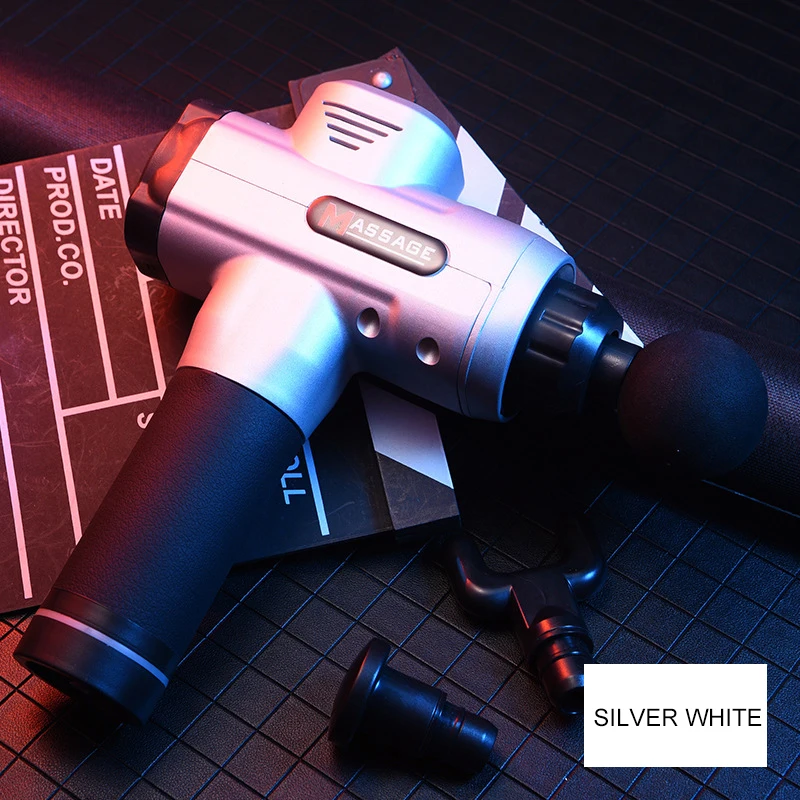 Massage Gun Low Noise Muscle Pain Management After Training Exercising Body Relaxation Slimming Shaping Pain Relief 4