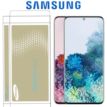 

6.7" Original Super AMOLED For Samsung Galaxy S20 Plus S20+ Touch Screen G985 G985F G985F/DS LCD Display Digitizer with Frame