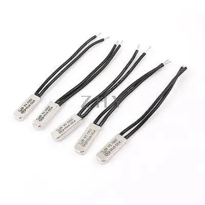 

5pcs 250V 5A Bimetal Temperature Control Switch Thermostat 60C N.C KSD9700